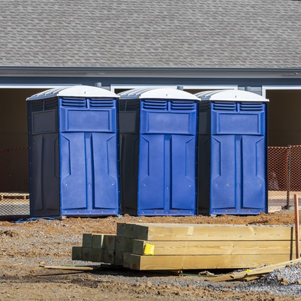 how far in advance should i book my porta potty rental in Gunn City